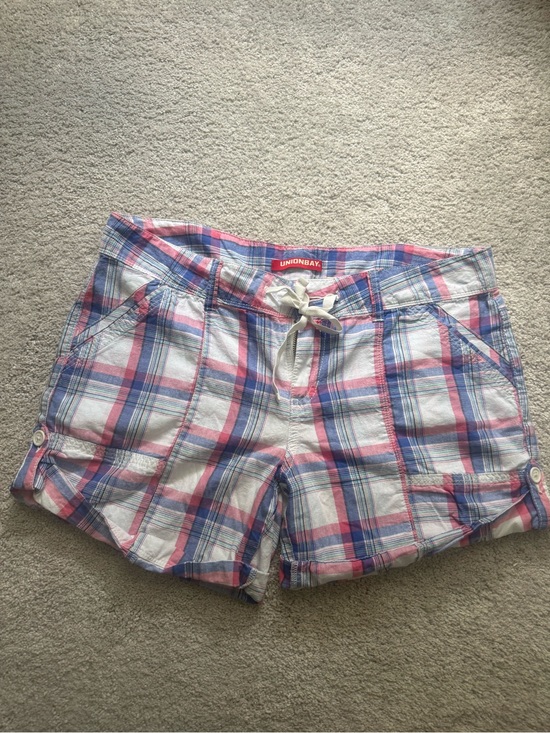 UNIONBAY Pants - Y2K Unionbay Plaid Shorts Size 15